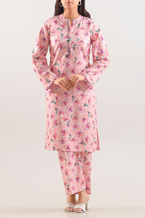 Printed Embroidered Lawn Stitched 2 Piece (Shirt/Trouser)