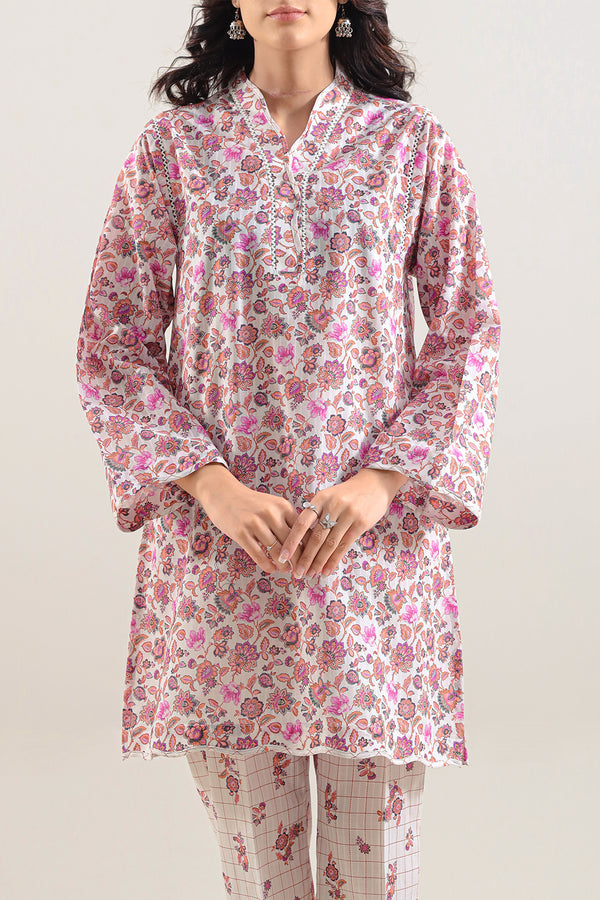 Printed Lawn Stitched 2 Piece (Shirt/Trouser)