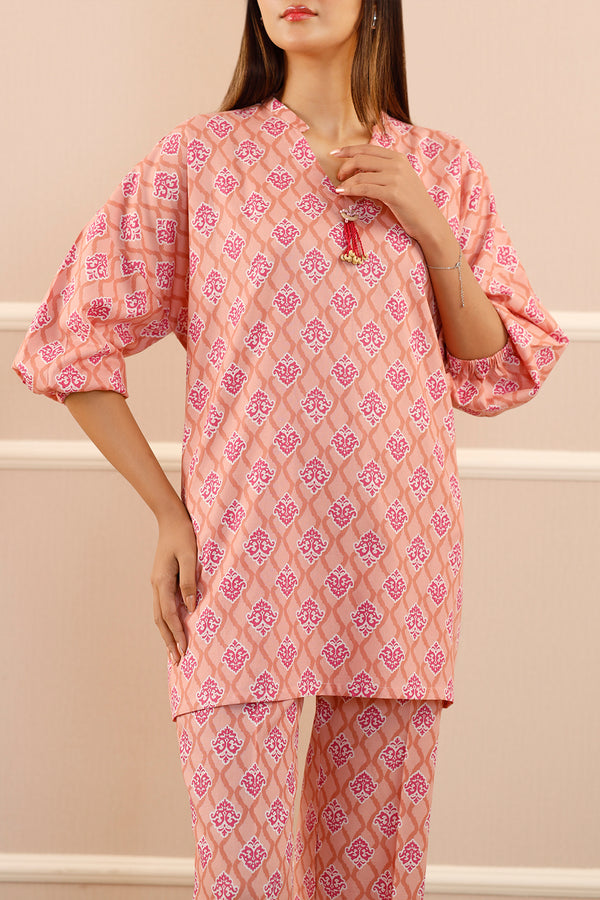 Printed Lawn Stitched 2 Piece (Shirt/Trouser)
