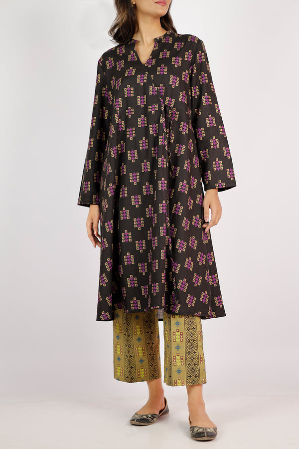 Printed Lawn Stitched 2 Piece (Shirt/Trouser)