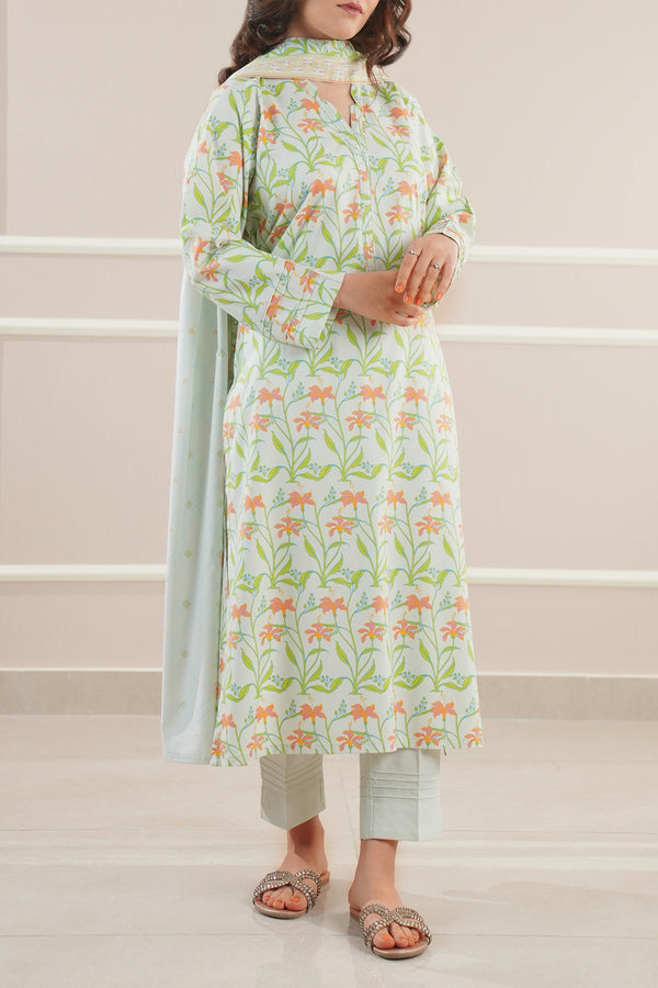 Printed Soft Touch Cotton Stitched 2 Piece (Shirt/Trouser)