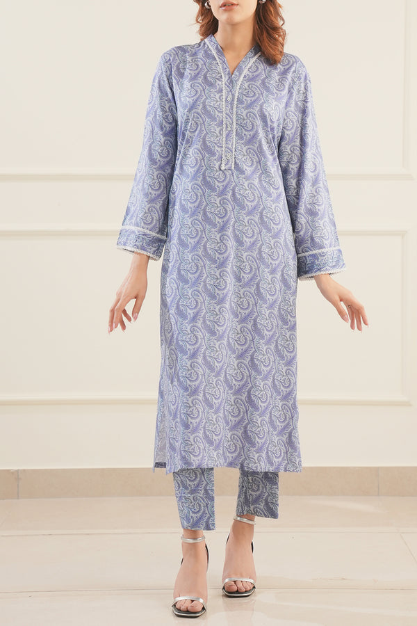 Printed Lawn Stitched Shirt