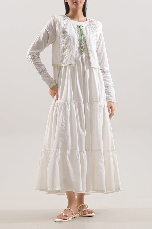 Solid Embroidered Soft Textured Stitched Shirt