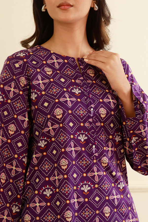 Printed Lawn Stitched Shirt