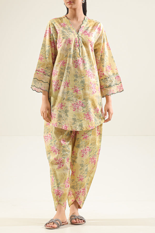 Printed Embroidered Lawn Stitched Shirt