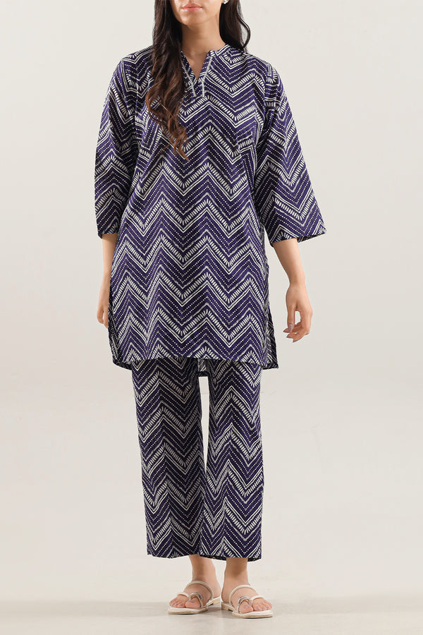 Printed Lawn Stitched 2 Piece (Shirt/Trouser)