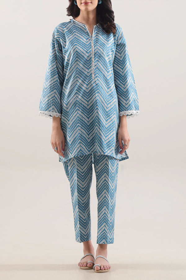 Printed Lawn Stitched Shirt