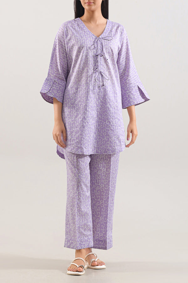 Printed Lawn Stitched 2 Piece (Shirt/Trouser)