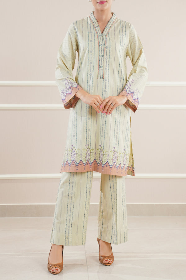 Printed Soft Touch Cotton Stitched Shirt