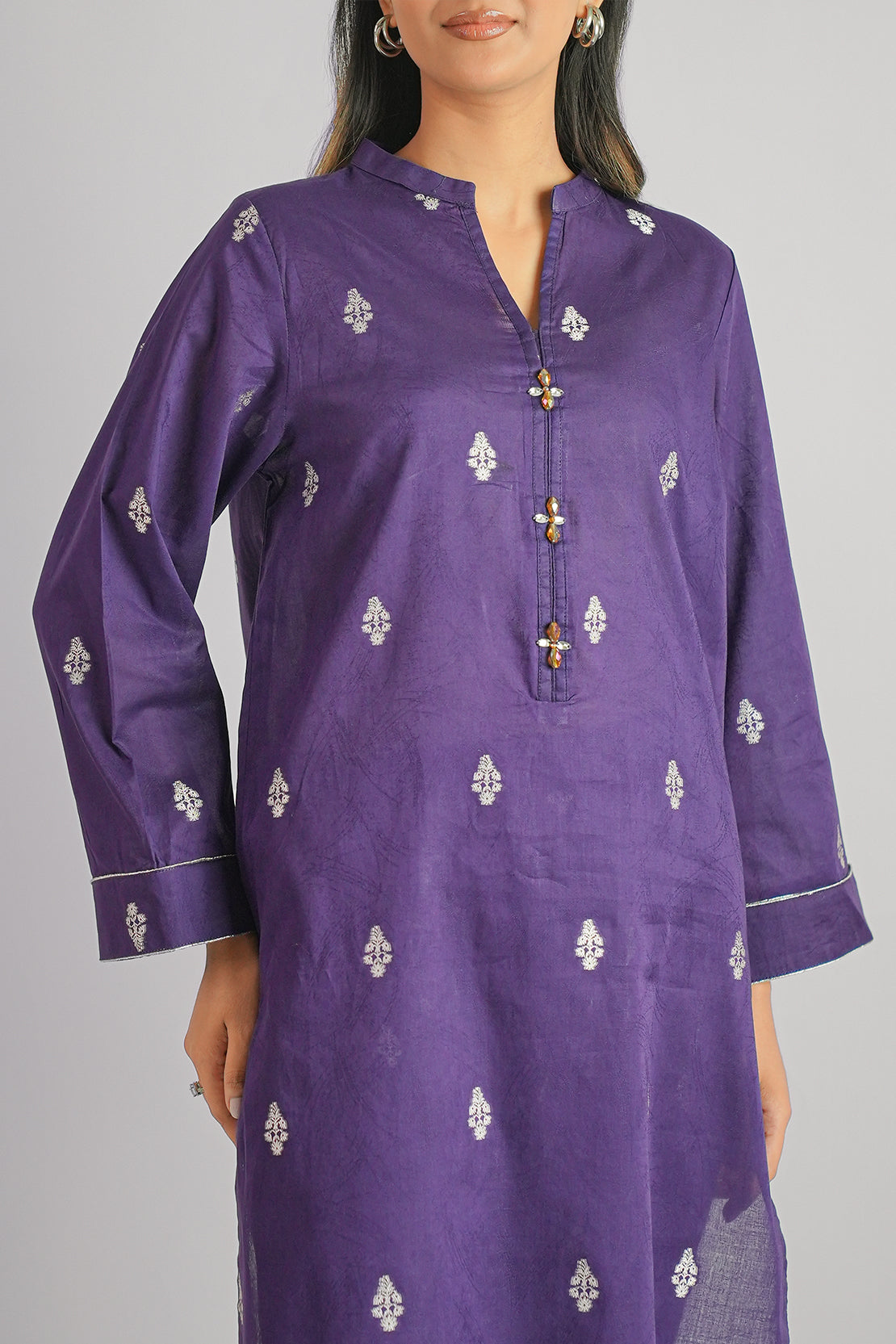 Cotton Jacquard Stitched 2 Piece (Shirt/Trouser) – SAYA