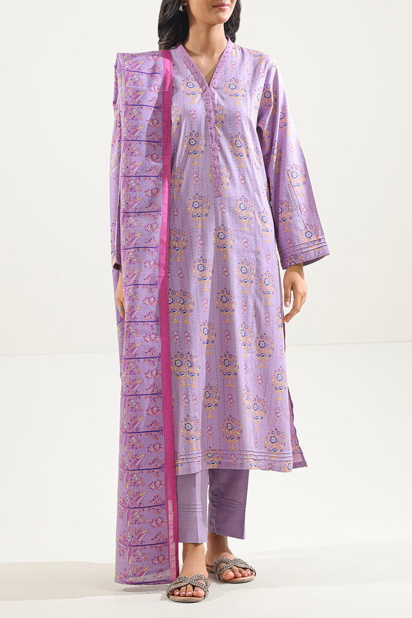 Stitched Printed Fancy Jacquard Khaddar 2 Piece (Shirt/Trouser)