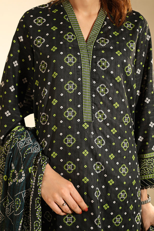 Printed Lawn Stitched 2 Piece (Shirt/Trouser)