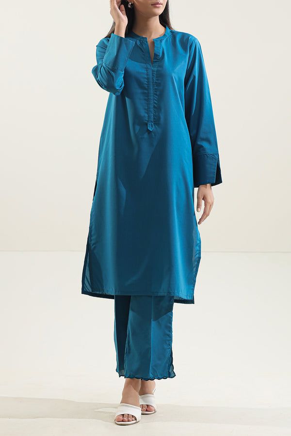 Solid Easy Care Fabric Stitched 2 Piece (Shirt/Trouser)