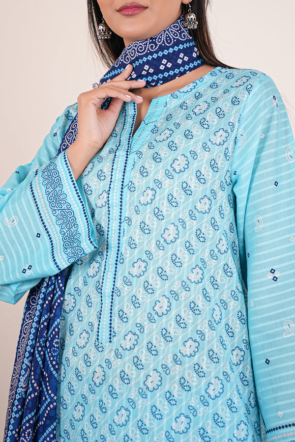 Printed Lawn Stitched Shirt