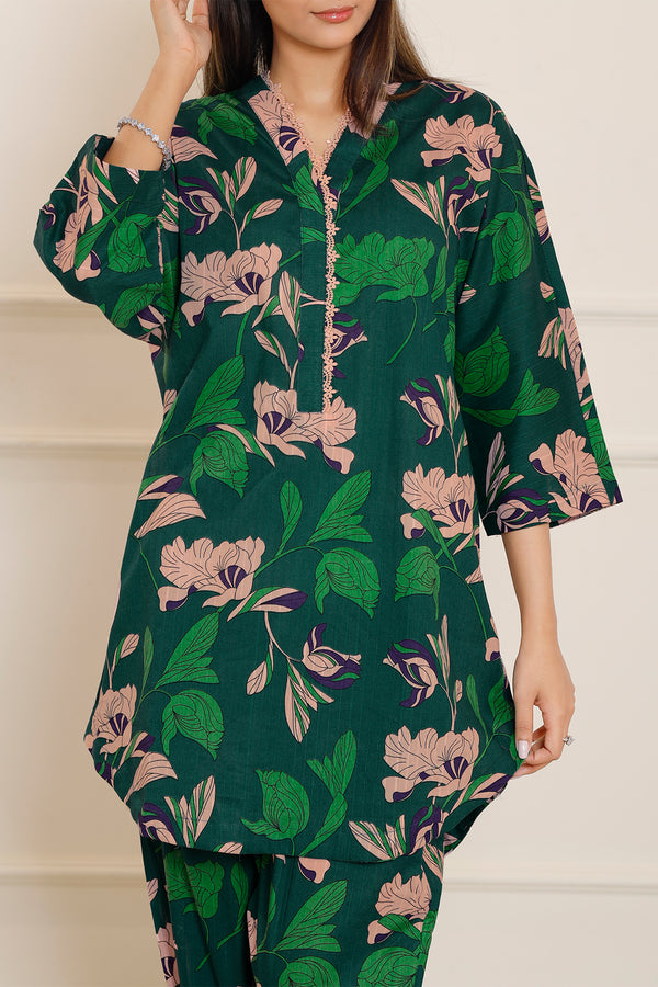 Printed Lawn Stitched Shirt