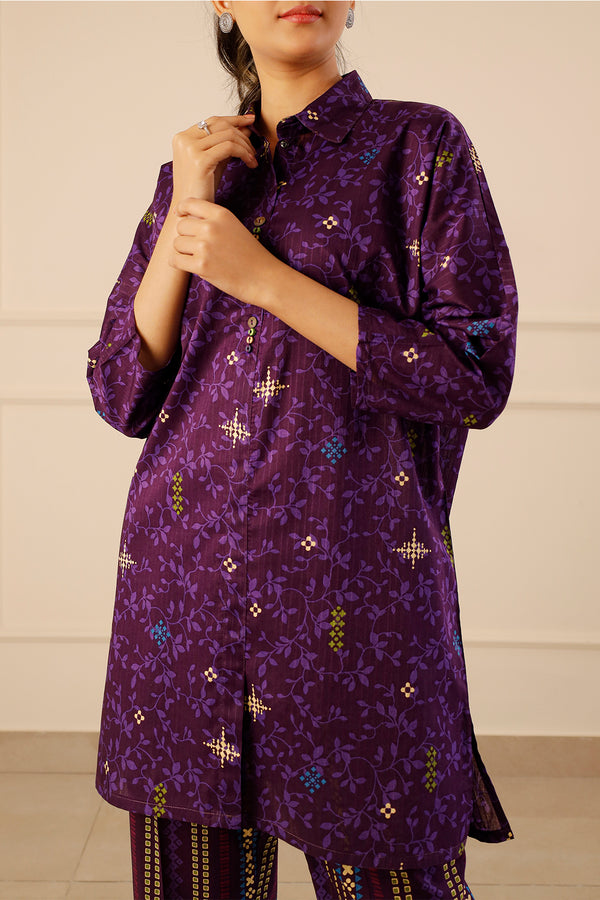 Printed Lawn Stitched Shirt