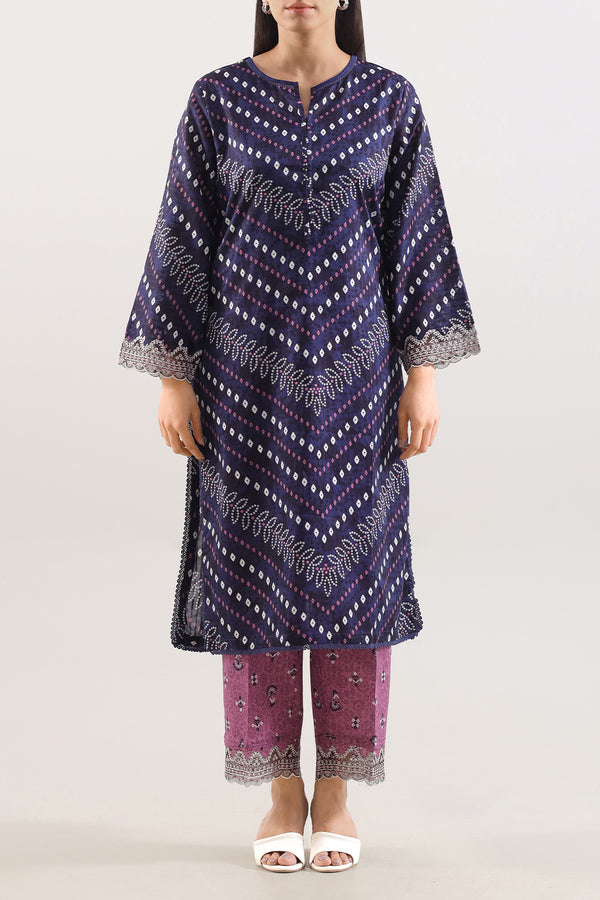 Stitched Printed Embroidered Lawn 2 Piece (Shirt/Trouser)