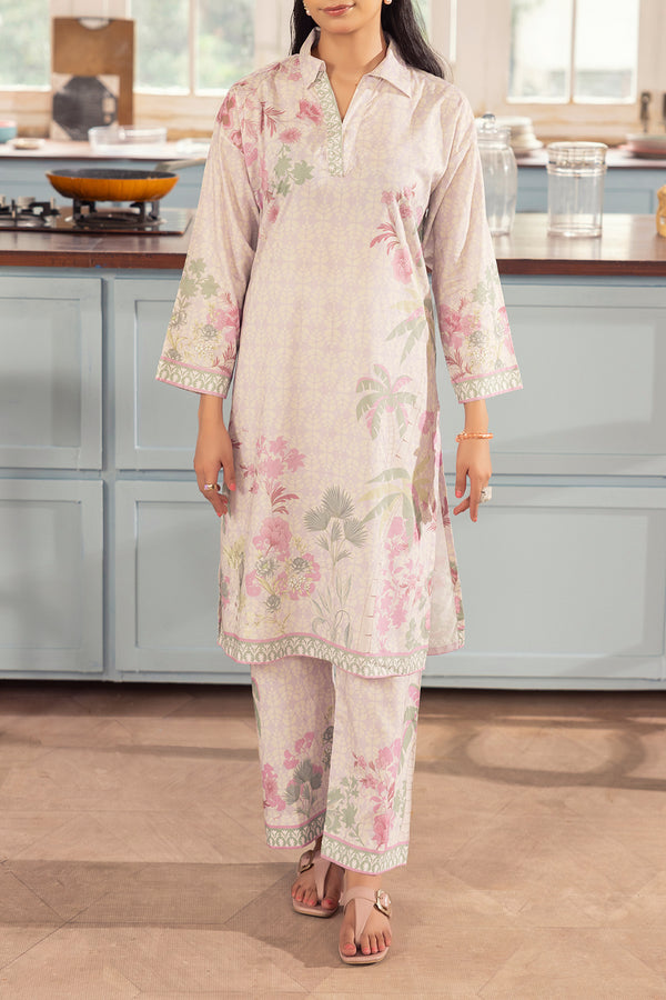 Printed Lawn Stitched 2 Piece (Shirt/Trouser)