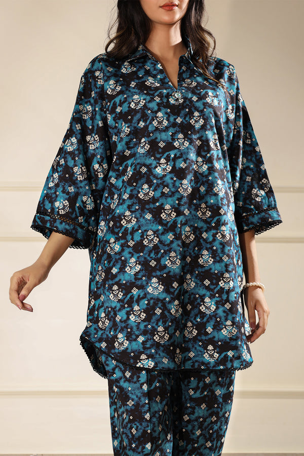 Printed Lawn Stitched 2 piece (Shirt/Trouser)