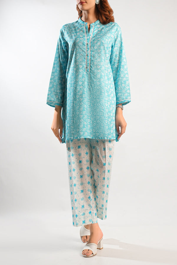 SAYA's Printed Lawn Stitched For Mom And Daughter