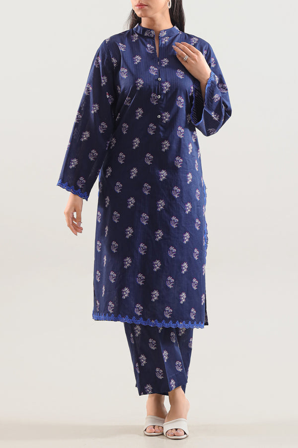 Printed Embroidered Lawn Stitched 2 Piece (Shirt/Trouser)