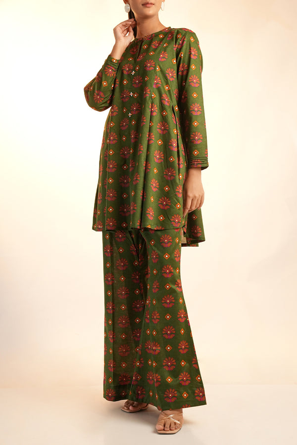 Printed Lawn Stitched Shirt