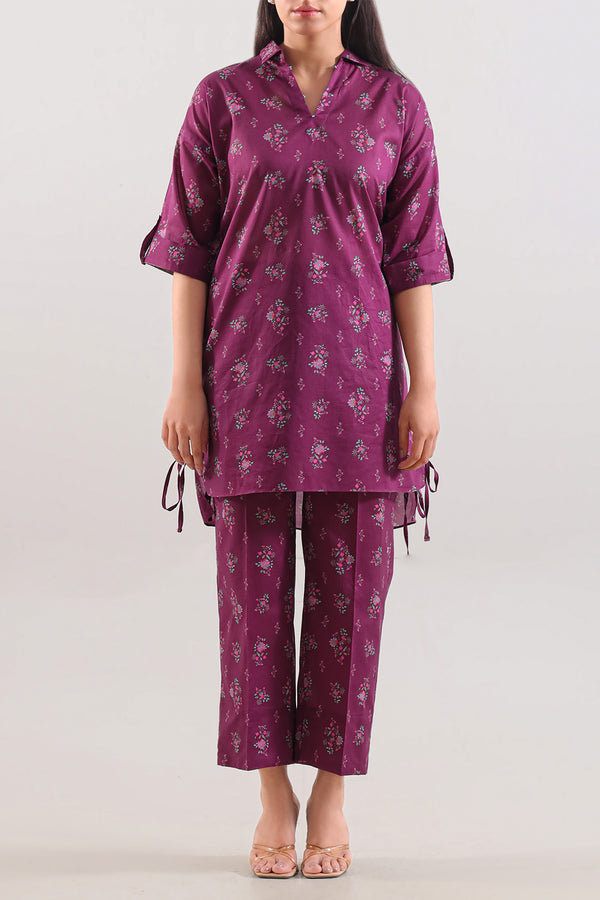 Printed Lawn Stitched 2 Piece (Shirt/Trouser)