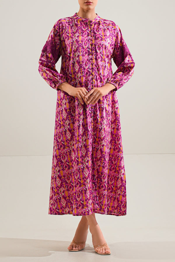 Printed Lawn Stitched Dress