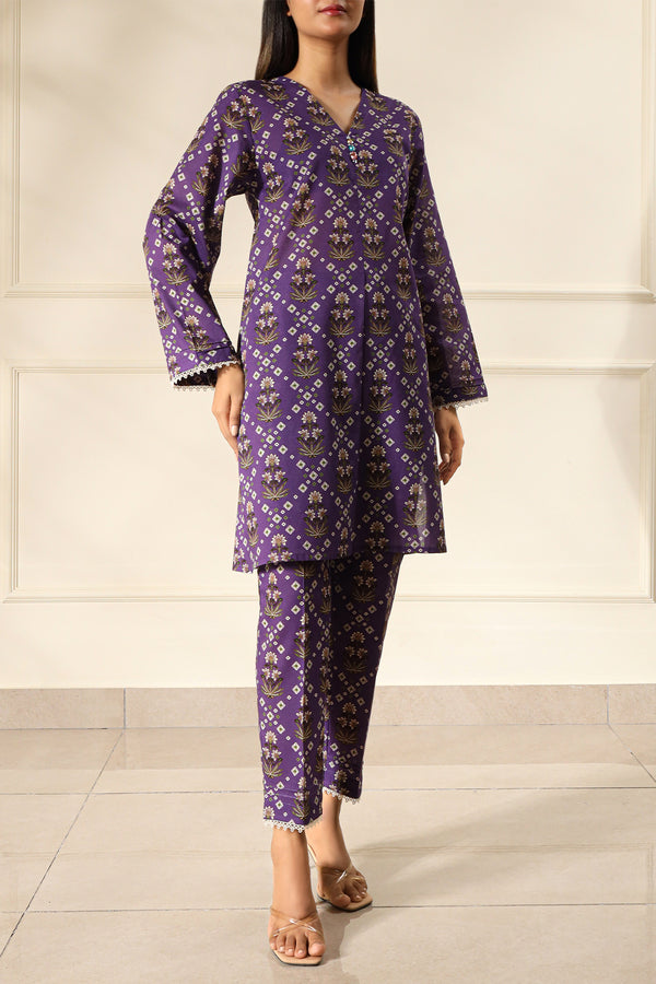 Printed Lawn Stitched Shirt