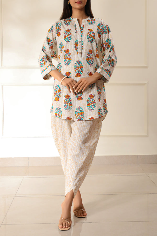 Printed Lawn Stitched Shirt