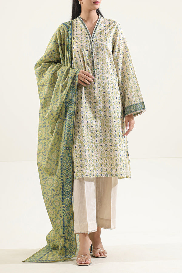 Printed Lawn Stitched 3 Piece