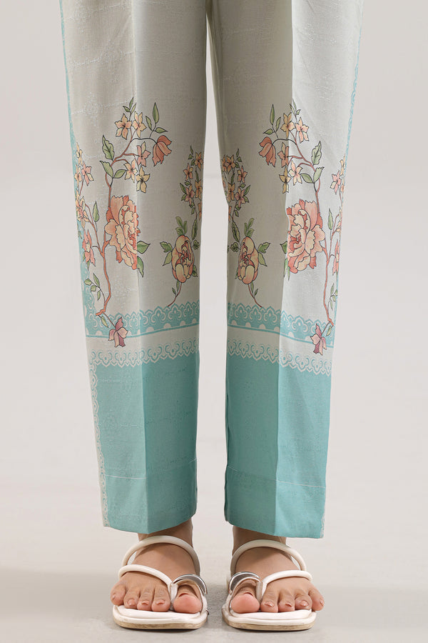 Printed Soft Cotton Jacquard Pants