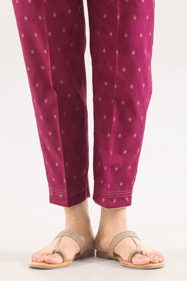 Cotton Jacquard Pants
