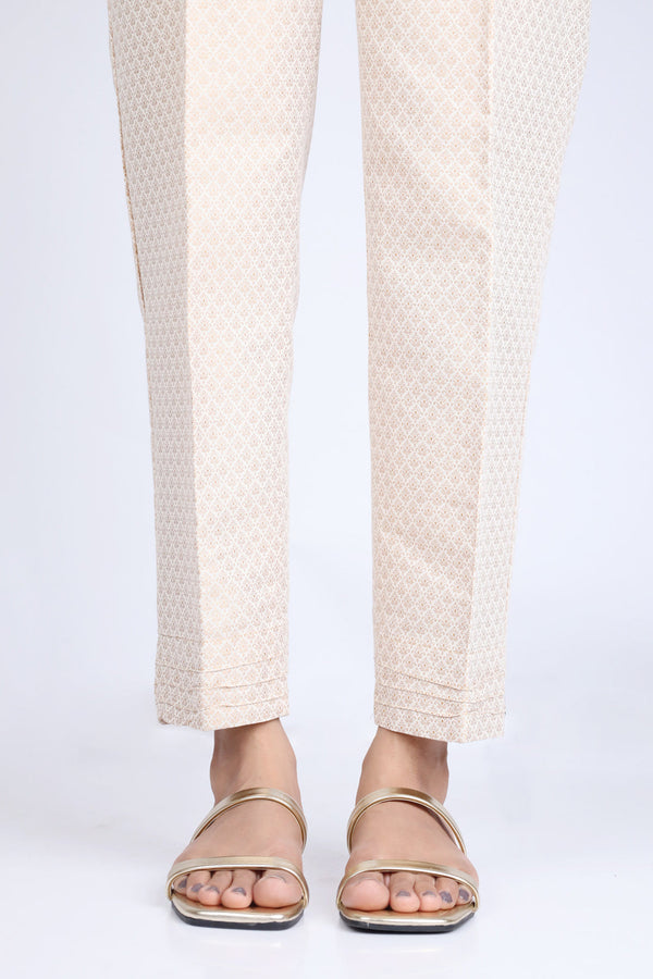 Cotton Jacquard Pants