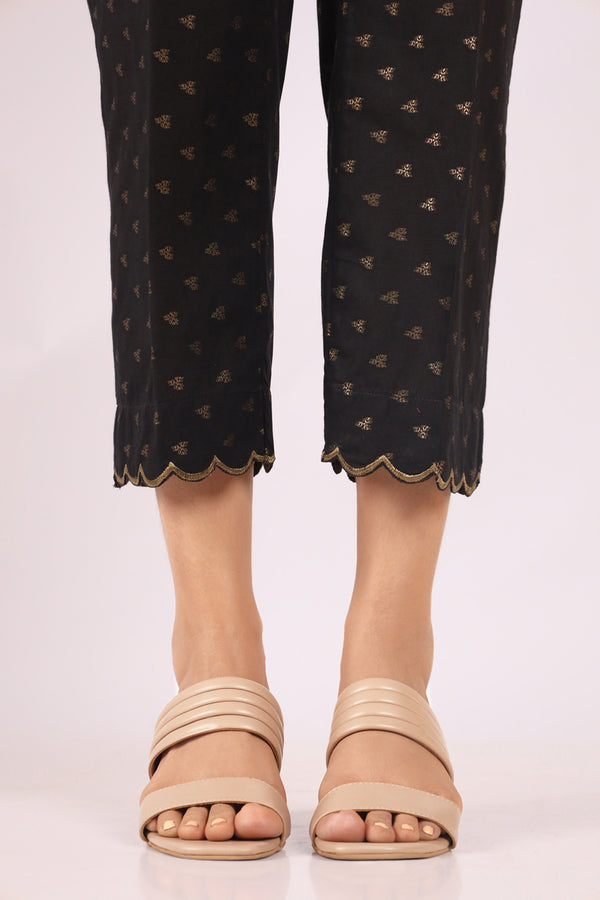 Cotton Jacquard Pants