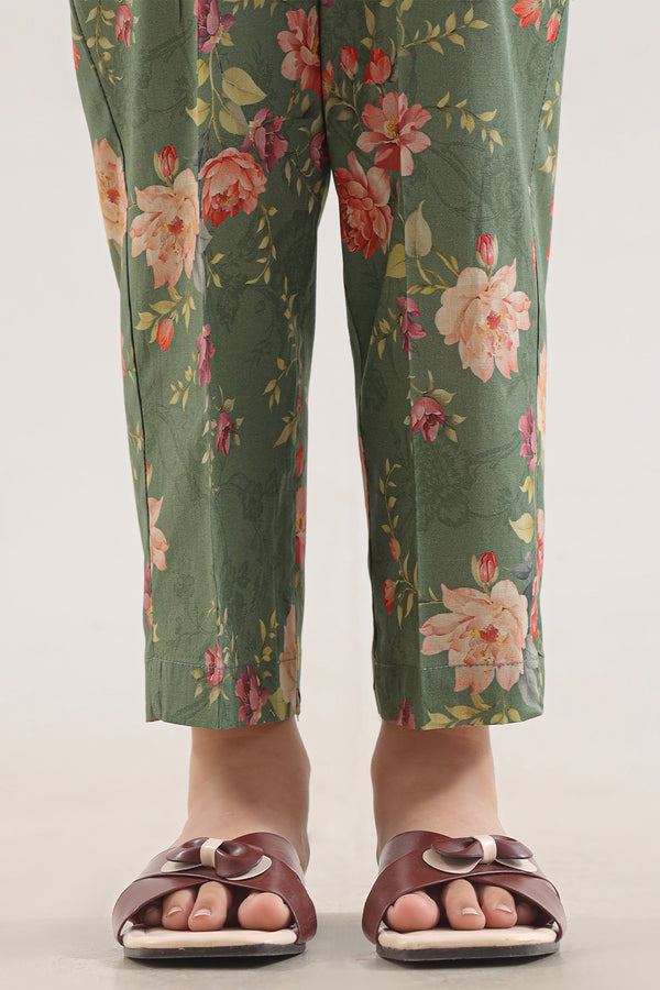 Printed Cambric Pants For Kids