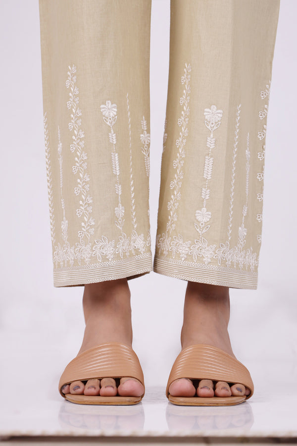 Embroidery Cotton Pant