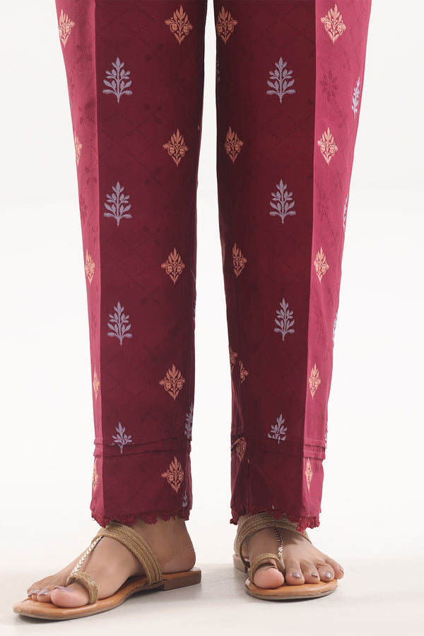 Cotton Jacquard Pants