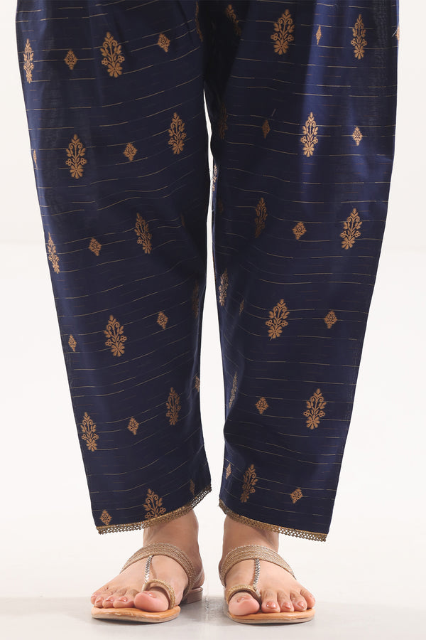 Cotton Jacquard Pants