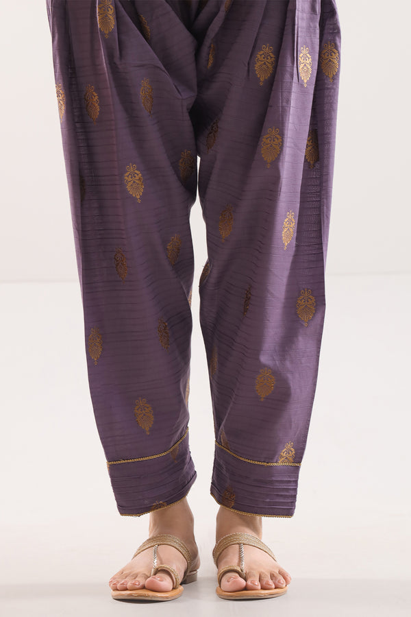 Cotton Jacquard Pants