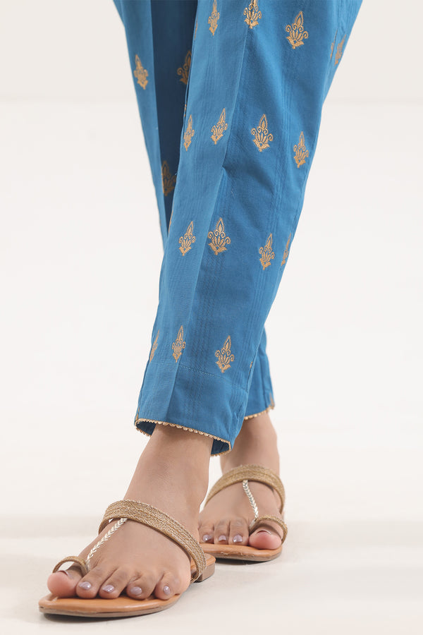 Cotton Jacquard Pants