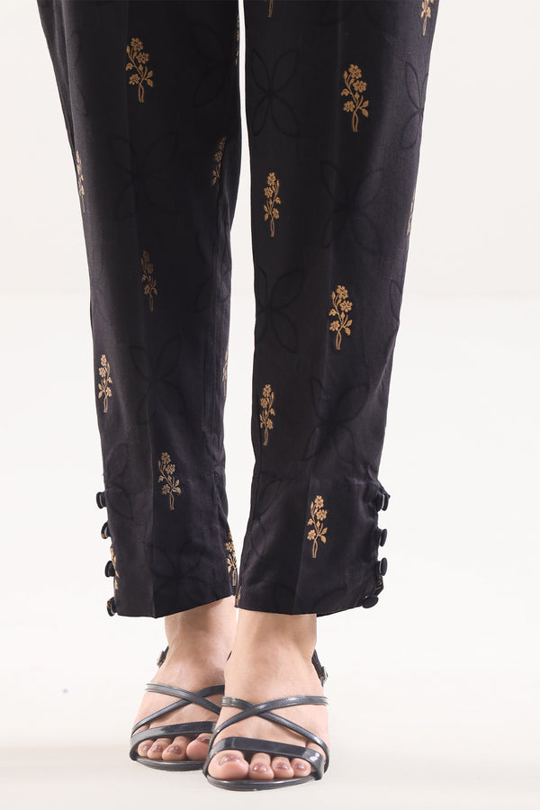 Cotton Jacquard Pants