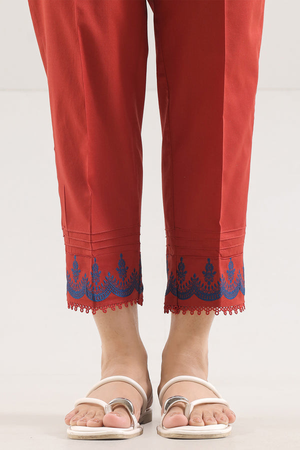 Cotton Jacquard Pants
