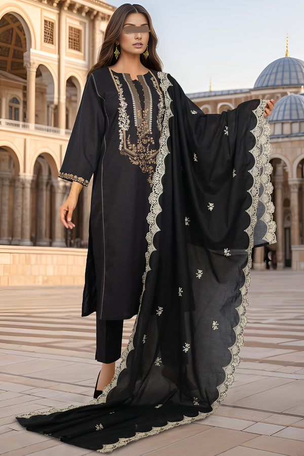 Embroidered Lawn dupatta