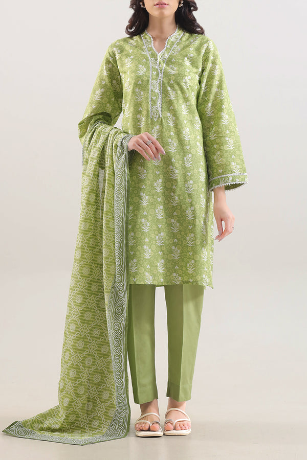Printed Lawn Stitched 3 Piece
