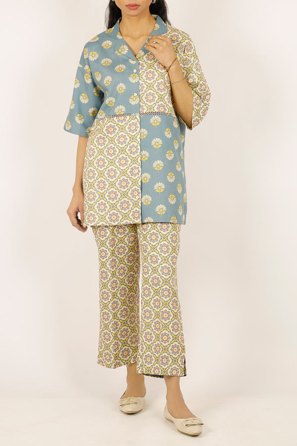 Rs 4250 Sahiba Lawn Shirt Trouser 2pc ~ [Chest 24] [Length 48] XLARGE main image 1