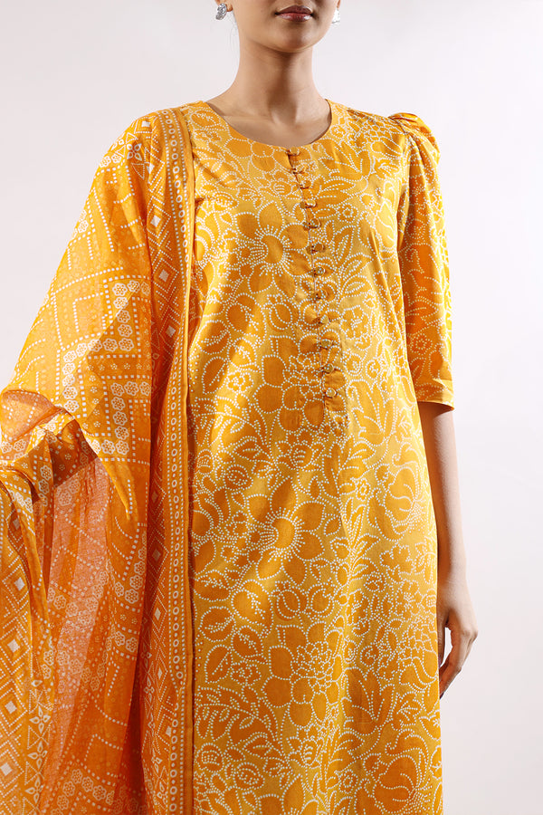 Unstitched Printed Lawn 3 Piece