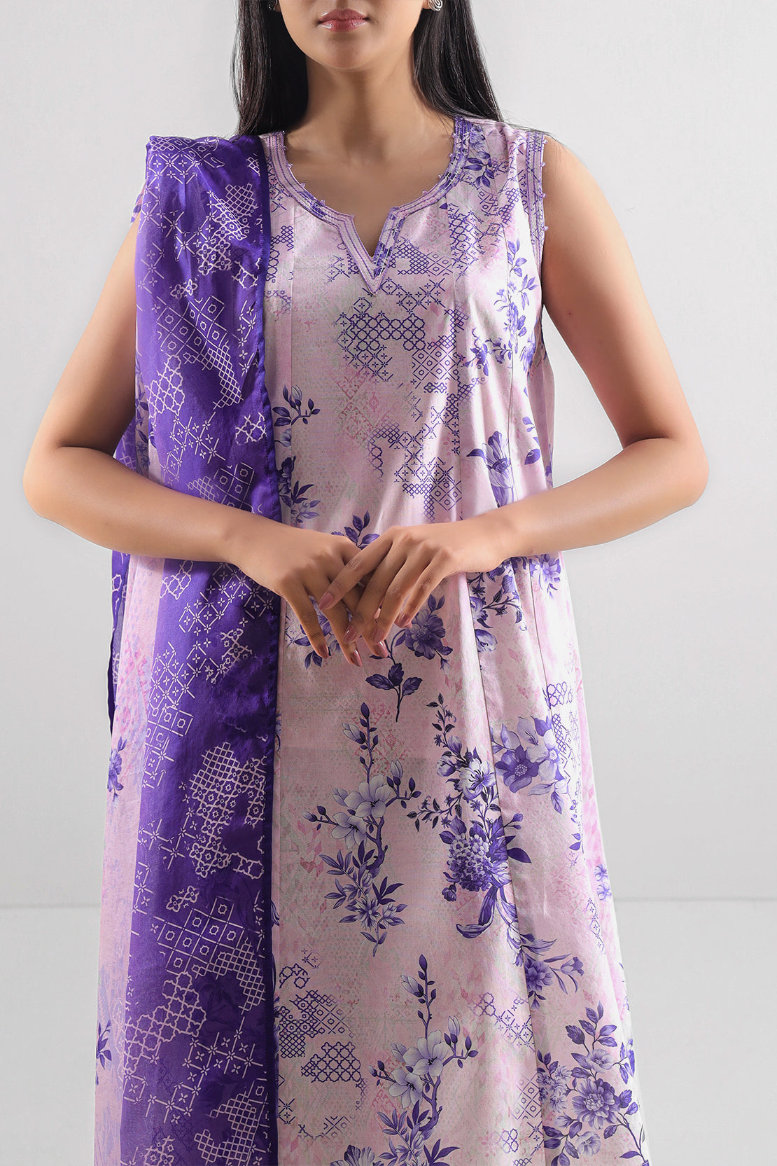 Pink Printed Lawn 3-Piece 3