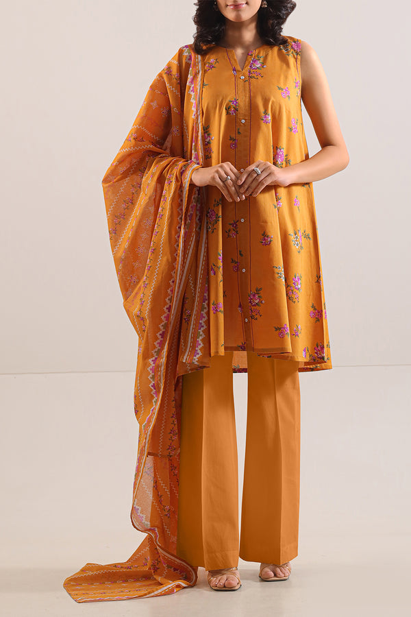 Unstitched Printed Lawn 3 Piece