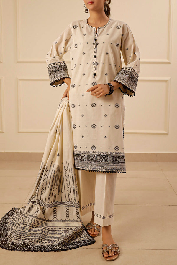 Unstitched Jacquard Cotton Shirt